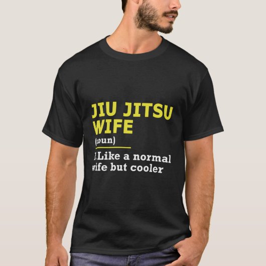 Jiu Jitsu Wife Definitie T-shirt (Voorkant)