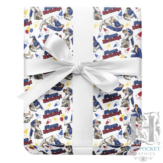Jiu Jitsu Wrapping Paper Cadeaupapier