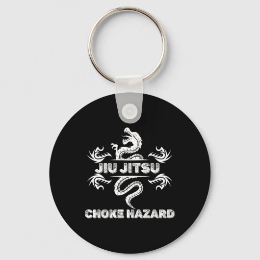 Jiu Jitsu Wurging Gevaar Karate Boksen Muay Thai K Sleutelhanger (Voorkant)