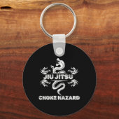 Jiu Jitsu Wurging Gevaar Karate Boksen Muay Thai K Sleutelhanger (Voorkant)