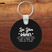 Jiu-Jitsu Zus Definition Jiu-Jitsu Vechtster Sleutelhanger (Voorkant)