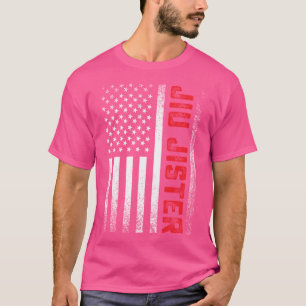 Jiu Jitsu Zuster Amerikaanse vlag Funny- BJJ MMA G T-shirt