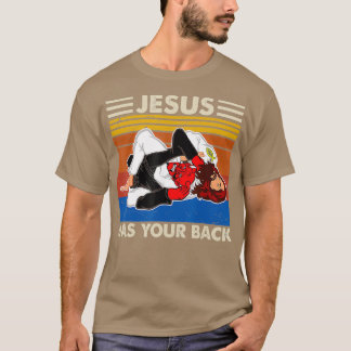 Jiu Jitsu's Jesus heeft je achterlijke MMA Brazili T-shirt