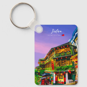 Jiufen, Taiwan - Klassieke Oude Theesalon Sleutelhanger
