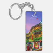 Jiufen, Taiwan - Oude Theehuis Slim Sleutelhanger (Voorkant Links)