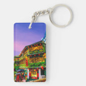 Jiufen, Taiwan - Oude Theehuis Slim Sleutelhanger (achterkant)