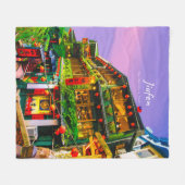 Jiufen, Taiwan - Oude Theesalon Fleece Deken (Voorkant (Horizontaal))
