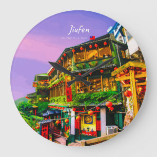 Jiufen, Taiwan - Oude Theesalon Grote Klok