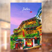 Jiufen, Taiwan - Oude Theesalon Raamsticker (Vel 2)