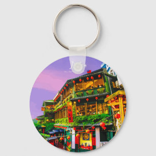Jiufen, Taiwan - Oude Theesalon Sleutelhanger