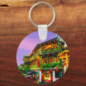 Jiufen, Taiwan - Oude Theesalon Sleutelhanger (Achterkant)