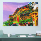 Jiufen, Taiwan - Oude Theesalon Spandoek (Beurs)