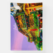 Jiufen, Taiwan - Oude Theesalon Spandoek (Verticaal)