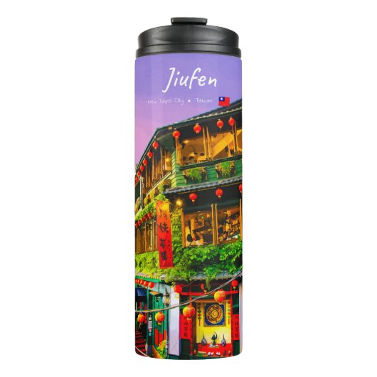 Jiufen, Taiwan - Oude Theesalon Thermosbeker (Voorkant)