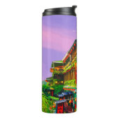 Jiufen, Taiwan - Oude Theesalon Thermosbeker (Gedraaid links)
