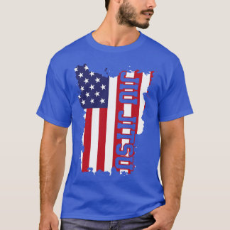 JiuJitsu Amerikaanse vlag MMA T-shirt