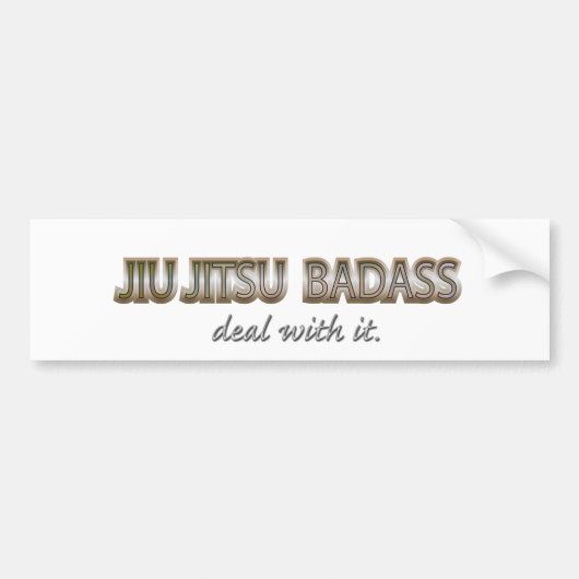 JIUJITSU BUMPERSTICKER (Voorkant)