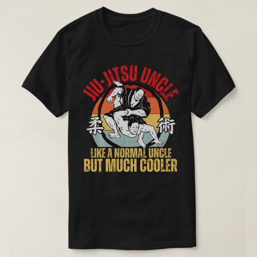 JiuJitsu oom cool BJJ Braziliaans jujitsu voor UNC T-shirt (Design voorkant)
