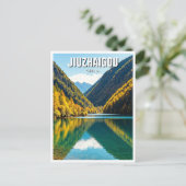 Jiuzhaigou Valley Nationaal Park China Briefkaart (Staand voorkant)