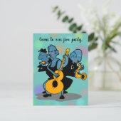 JIVE BLUES JAZZ MUSICIANS by Slippeywindow Briefkaart (Staand voorkant)