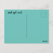 JIVE BLUES JAZZ MUSICIANS by Slippeywindow Briefkaart (Achterkant)