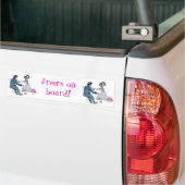 Jive Fun, zwendende danssteen en rolsteen Bumpersticker (Op Truck)