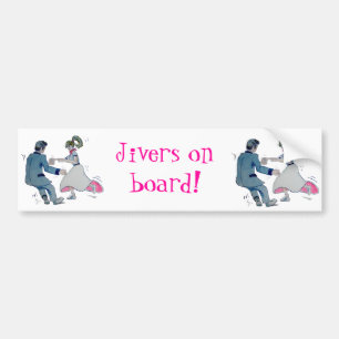 Jive Fun, zwendende danssteen en rolsteen Bumpersticker