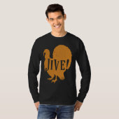 Jive Thanksgiving Turkey Day Family 70's T-shirt (Voorkant volledig)