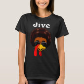 Jive Thanksgiving Turkey Day Funny Family Costume  T-shirt (Voorkant)