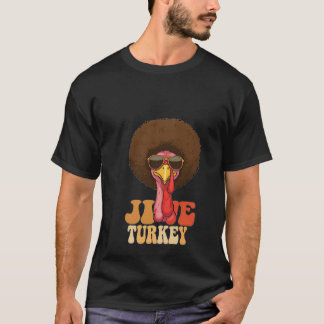 Jive Thanksgiving Turkije Hoofd Thanksgiving Gift  T-shirt