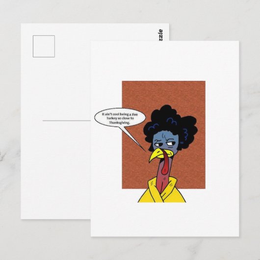 Jive Turkey Briefkaart (Voorkant / Achterkant)