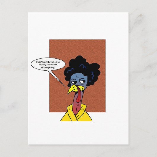 Jive Turkey Briefkaart (Voorkant)