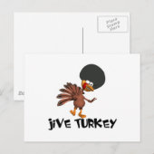Jive Turkey Briefkaart (Voorkant / Achterkant)