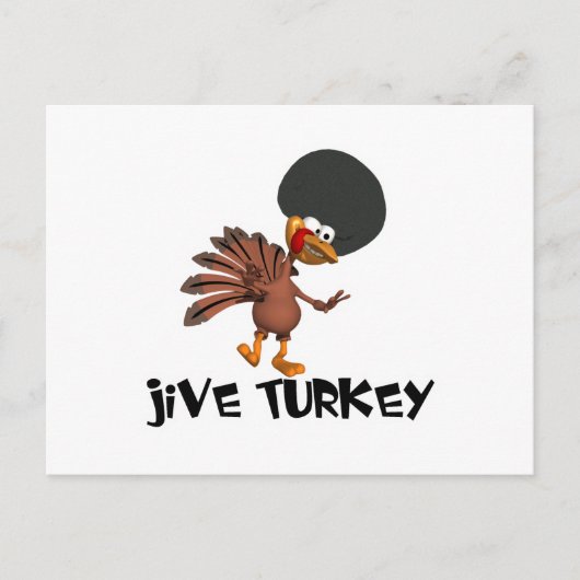 Jive Turkey Briefkaart (Voorkant)