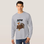 JIVE TURKEY-LANG SLEEVE T-SHIRT (Voorkant volledig)