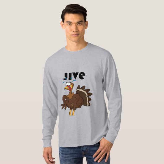 JIVE TURKEY-LANG SLEEVE T-SHIRT (Voorkant volledig)