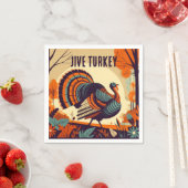 Jive Turkije - Midden-eeuwse Thanksgiving servet (Insitu)