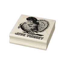 Jive Turkije Rubber Stamp