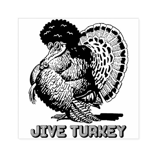 Jive Turkije Rubber Stamp Rubberstempel (Afrduk)
