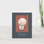 Jizo Art Friend Support Vriendelijkheid Mededogen  Kaart (Voorkant)