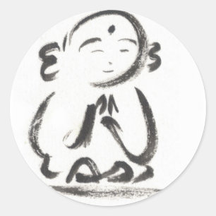 Jizo de Monk Stickers