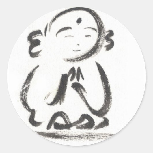Jizo de Monk Stickers (Voorkant)