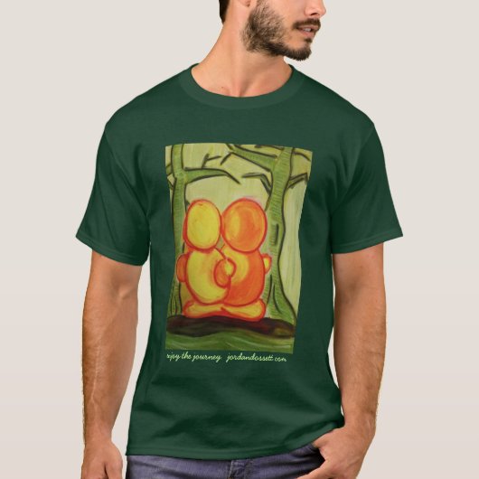 jizo: geniet van de reis t-shirt (Voorkant)