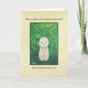 Jizo Kunst Boeddhisme Gebed Empathie Beterschap Kaart