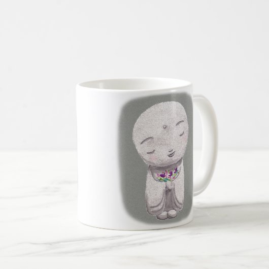 Jizo Mok Japanse Kleine Boeddha Spirituele Mok (Voorkant rechts)