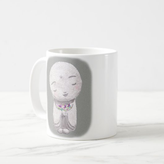 Jizo Mok Japanse Kleine Boeddha Spirituele Mok (Voorkant links)