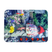 Jizo monk beeld met bib en pet - Japan Magneet (Horizontaal)