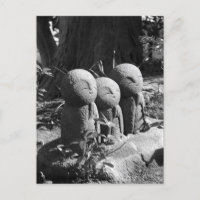 Jizo Statues, Hase Temple: Kamakura, Japan Postcar