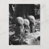 Jizo Statues, Hase Temple: Kamakura, Japan Postcar Briefkaart (Voorkant)