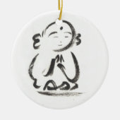 Jizo the Monk Keramisch Ornament (Voorkant)